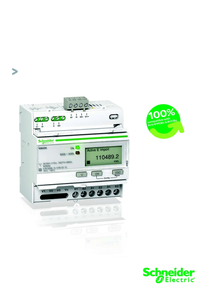 Schneider Electric Apresenta Gama De Contadores IEM3000